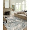 Lahome Modern Abstract Washable Area Rug-Soft Carpet for Living Room, Bedroom, or Office - 2 of 4