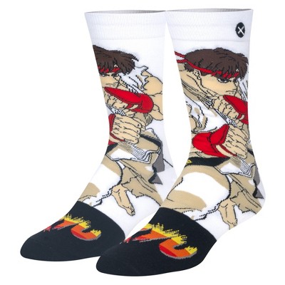 Odd Sox, Ryu, Funny Novelty Socks, Large