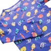 Ola! Otter Full Sleeve Nightsuit - Fuzzy Fishes-Blue - 3 of 4