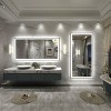 Apmir Super Bright Front & Back LED Lighted Anti-Fog Aluminum Alloy Framed Tempered Glass Bathroom/Vanity Mirror with ETL & 3-Year Warranty - 3 of 4