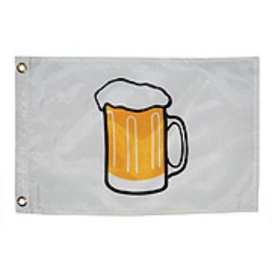 Taylor Made Beer Boat Flag, 12" x 18" - Boat Equipment - Model 9218_68 - 1 of 1