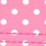 pink w/ white polka dot