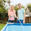 Intex Rectangular Frame Above Ground Outdoor Home Backyard Splash Swimming Pool with Flow Control Valve for Draining - 4 of 4