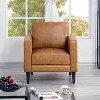 Home Imports Emporium Upholstered Chair, Loveseat and Sofa Set Combos for Living Room in Tan, Leather - 2 of 4