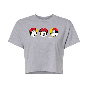 Women's - Disney - Mickey & Friends Cropped Graphic T-Shirt - 1 of 4