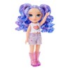 Rainbow High Littles Amethyst Willow Purple 5.5" Posable Small Doll with Purse Magical Pet Dog - 3 of 4