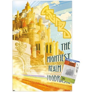 Trends International Marvel: Hero Lands - Asgard Unframed Wall Poster Prints - 1 of 4