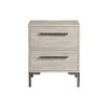 Westwood Design Beck Nightstand - Herringbone Gray - 2 of 3