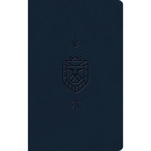 ESV Holy Bible for Kids (Trutone, Dark Blue, Lion of Judah Design) - by  Esv Bibles (Leather Bound) - 1 of 1