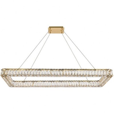 Elegant Lighting Monroe 1 - Light Pendant in  Gold