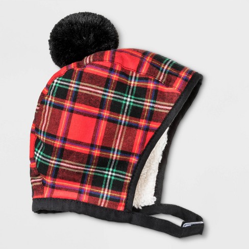 Baby Girls Plaid Bonnet Cat Jack 6 12m Target