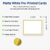 Avery 4.25" x 5.5" Cards, Pre-Printed Gold Beads Design, 20 ct - 2 of 4