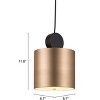 Zuo Myson Ceiling Lamp Gold & Black - 4 of 4