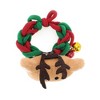 Unique Bargains Christmas Hair Rope Elk Cartoon Bell for Christmas Red Green 1 Pc - 4 of 4