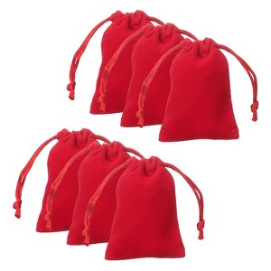 Unique Bargains Velvet Reusable Soft Jewelry Headphone Candy Drawstring Gift Bags 20 Pcs - 1 of 4