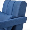 CAVINAS Ergonomics Accent Chair with A Gently Reclined Seat,Luxury Armchair with L-Shaped Armrest,Linen Fabric Lounge Chair for Living Room - 4 of 4
