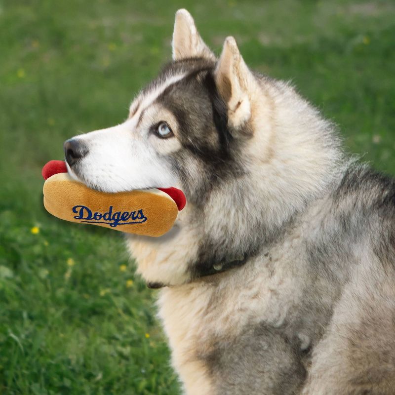 MLB Los Angeles Dodgers Hot Dog Pets Toy, 3 of 5