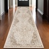 Cream And Brown Medallion Area Rug - 2 of 4