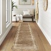 Coucheta Modern Kitchen Runner Rug Non-Slip Stain Resistant Washable Low Pile Floor Mat for Bathroom Bedroom Entryway,Multi-Color & Size - 2 of 4