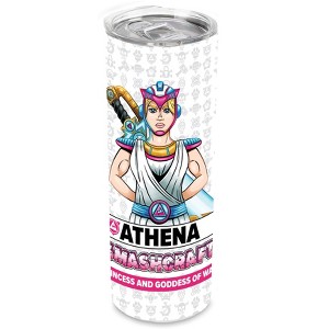 SMASHCRAFT 20 ounce Stainless Steel Double Walled Insulated Travel Tumbler Coffee Mug Cup, Athena Comic - 1 of 4