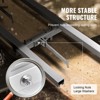 VEVOR Rail Mill Guide System, 9 ft Milling Guide, 4 Crossbar Kits Chainsaw Mill Rail Guide, Aluminum Adjustable Saw Mill Rail System Work - 4 of 4