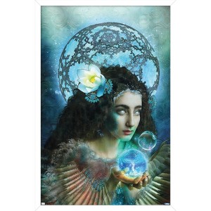 Trends International Jena DellaGrottaglia: Cosmic Zodiac - Aquarius Framed Wall Poster Prints - 1 of 4