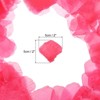 Unique Bargains Decoration Wedding Party Silk Artificial Flower Petals Rose Red 2000 Pcs - 2 of 4