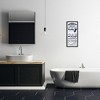 Stupell Industries Bathroom Rules Sign Navy Blue Toilet Bubbly Soap, 24" x 10" - 2 of 4