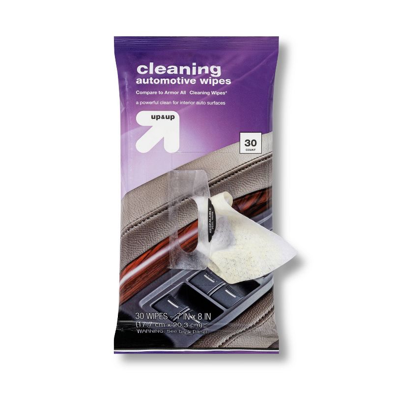 27ct Cleaning Automotive Wipes Pouch - up &#38; up&#8482;, 3 of 6