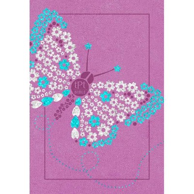 The Passion Translation New Testament (2020 Edition) Youth Girls Butterfly - by  Brian Simmons (Leather Bound)