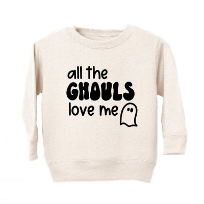 The Juniper Shop All The Ghouls Ghost Toddler Graphic Sweatshirt