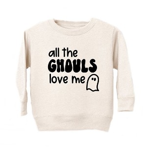 The Juniper Shop All The Ghouls Ghost Toddler Graphic Sweatshirt - 1 of 3