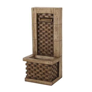Gulches Garden Decor: Opt for 7"-42.25" High Fountain, Rustic Multi - 1 of 4