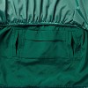 Girls' Adaptive Long Sleeve Velour Dress - Cat & Jack™ Green - 4 of 4