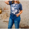 Women's Fireside and Friends Bomba V-Neck Tee - SOUTHERN BLISS - 2 of 3