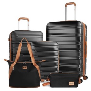 New York XPress 2532,5-Piece ABS Hardshell Luggage Set, Spinner