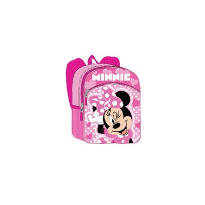 Disney Minnie 16" Pink School Backpack with front and side Pockets