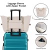 Gulches Hardshell ABS Luggage Set - Lightweight & Durable Suitcases with Dual Spinner Wheels, Carry-On & Check-In Sizes for Travel & Business - 3 of 4