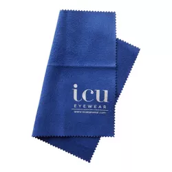 ICU Eyewear Microfiber Cleaning Cloth - Navy Blue
