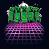 Girls Minecraft Creeper Holographic Grid Floor T Shirt - 2 of 4