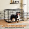 Yaheetech Metal Dog Crate for Small to Medium-Sized Dogs, Black - 2 of 4