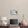 Art Remedy Golden Henri Edmond Cross - Garden at Saint Clair Impresionism Landscape Wall Art, 15" x 10", Gallery Wrapped - 2 of 4