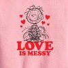 Boys' - Peanuts - Pigpen Love Is Messy Graphic Long Sleeve Fleece Sweatshirt - 2 of 4