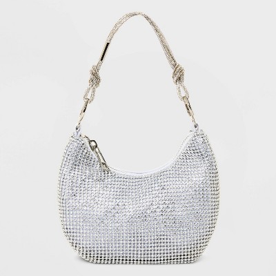 Micro Nano Satchel Handbag - A New Day™ Silver : Target