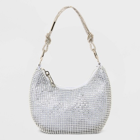 Elise Micro Handbag - A New Day™ Silver : Target