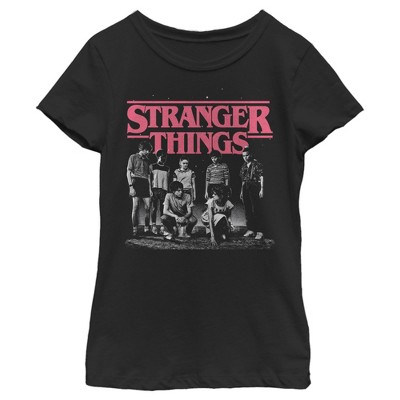 svær at tilfredsstille Fremskreden sydvest Girl's Stranger Things Title Logo Faded T-shirt : Target