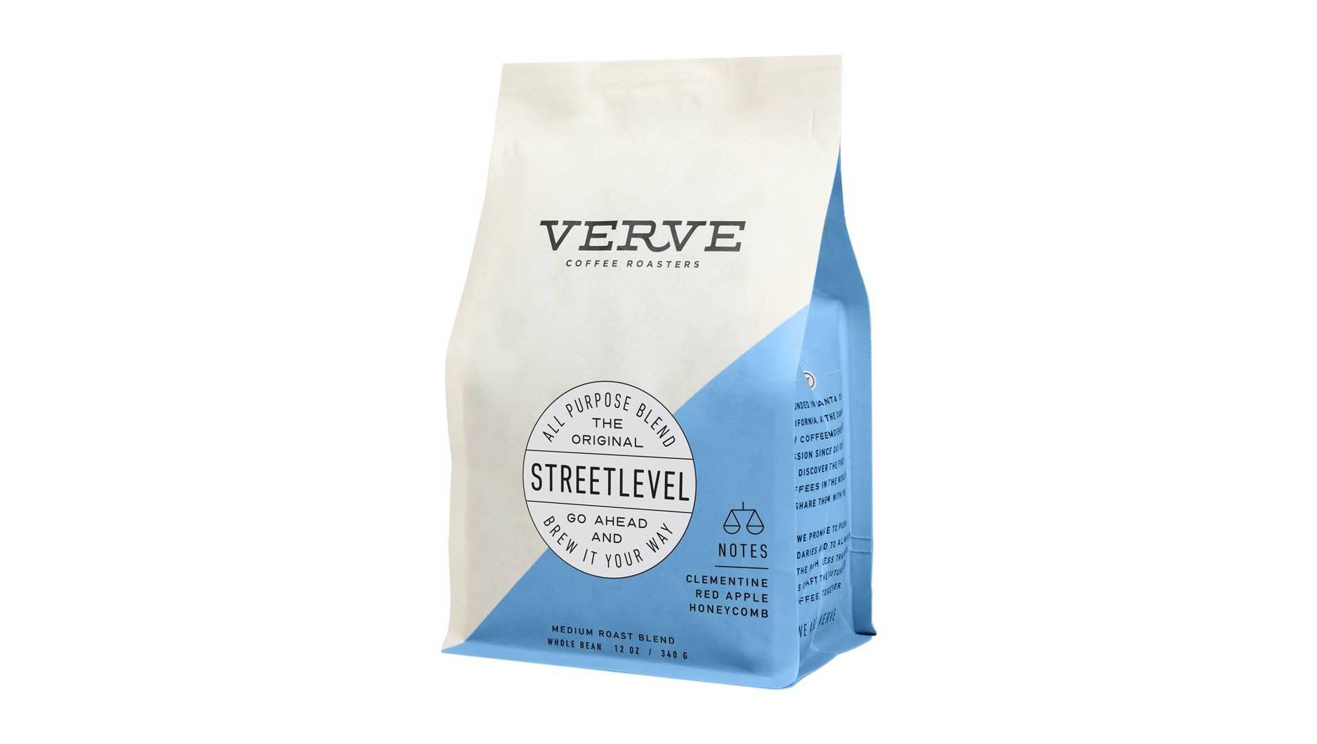 Verve Street Level Whole Bean Espresso Roast Craft Coffee - 12oz