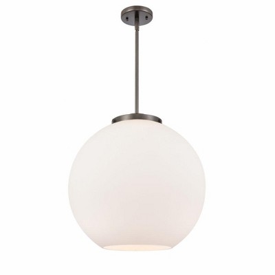 Athens - 1 Light Pendant In Industrial Style-18.38 Inches Tall and 17.75 Inches Wide