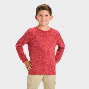 Boys' Long Sleeve Thermal T-Shirt - Cat & Jack™ - 1 of 3