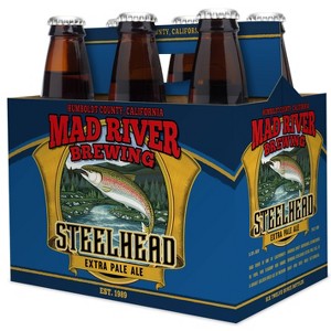 Mad River Steelhead Extra Pale Ale Beer - 6pk/12 fl oz Bottles - 1 of 1